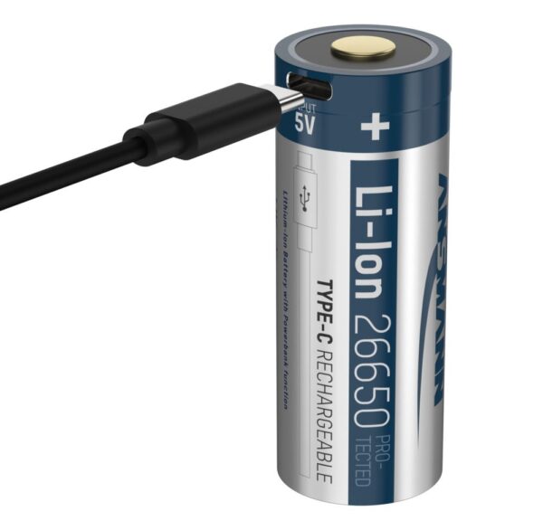 Bateria Li-Ion 5100mAh com tomada de carregamento USB tipo C - Image 2