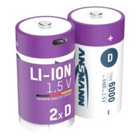 Baterias de íon-lítio D(mín. 5400mAh) 2 unidades