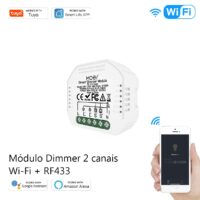 Módulo Dimmer 2 canais Wi-Fi + RF 433