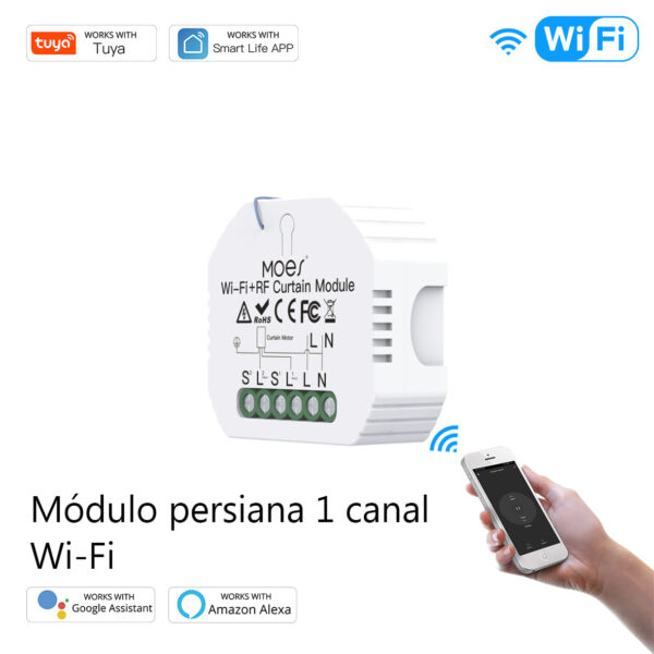 Módulo de persiana RF 433MHz + Wi-Fi
