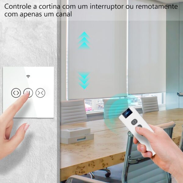 Comando para persiana ou iluminação 1 canal RF 433MHz - Image 2