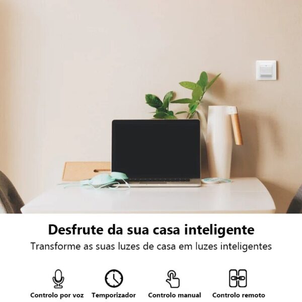 Interruptor de pressão 1 canal WIFI+RF433 - Image 4