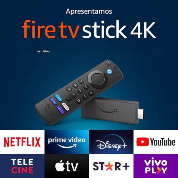Dispositivo de streaming 4K com controlo por voz Alexa Fire TV Stick - Image 2