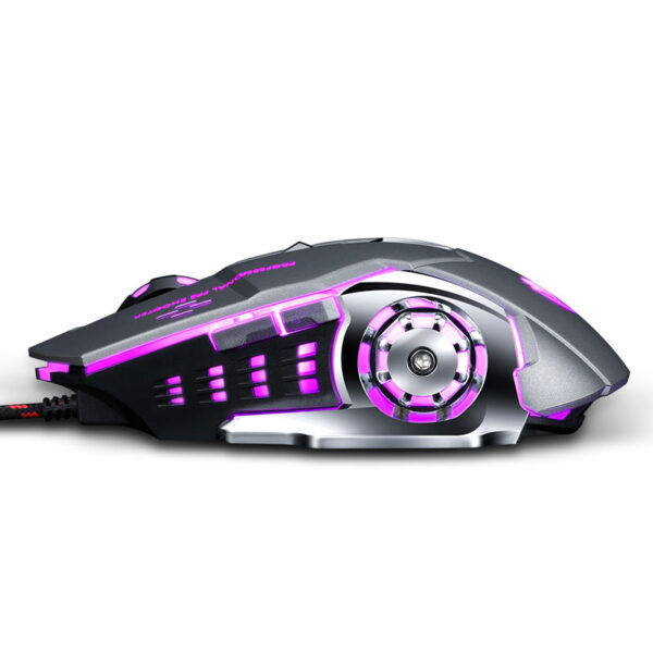 Rato Gaming Preto Com Luzes RGB - Image 3