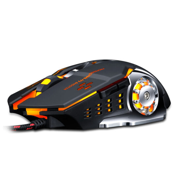 Rato Gaming Preto Com Luzes RGB - Image 7