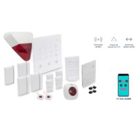 Kit Sistema de alarme GSM/SMS sem fios para idosos com sirene exterior