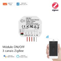 Módulo de 3 canais Zigbee