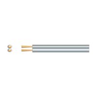Cabo de Coluna Fig8 2X(13x0.2mm ø) Branco/Preto 10m