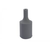 Casquilho de Silicone E27 Cinzento