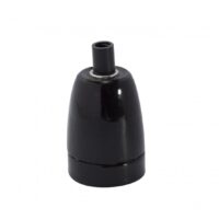 Casquilho de Cerâmica Preto