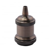 Casquilho E27 Metálico Cobre