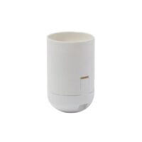 Casquilho liso E27 Branco