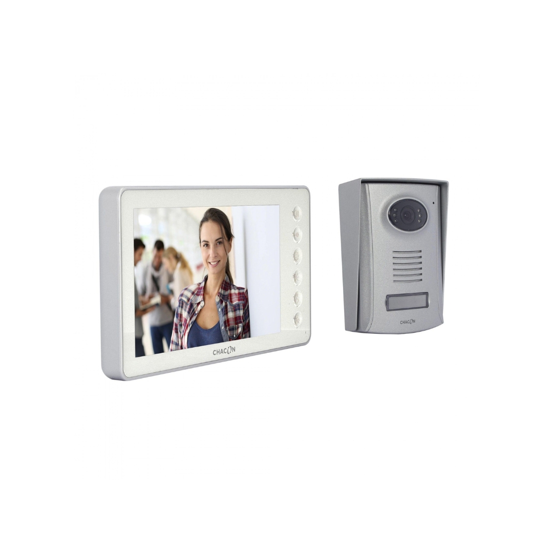 Videoporteiro 4 Fios 7"  com botão touch