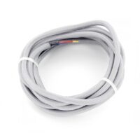 Cabo HO3VV-F 2x0,75mm² - 3m Têxtil Cinzento Claro