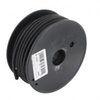 Bobina de Cabo Têxtil 20m Preto