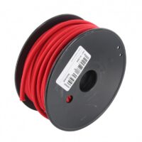 Bobina de Cabo Têxtil 20m Vermelho
