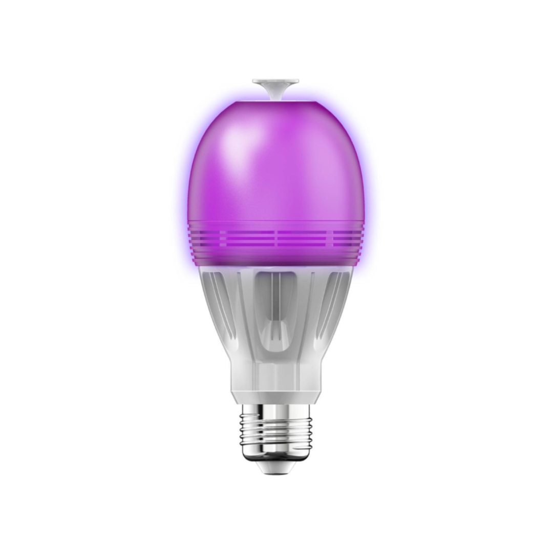 Lâmpada LED E27 25W com difusor de aroma Bluetooth