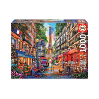 Puzzle de 1000 peças com motivo Paris 68x48 cm