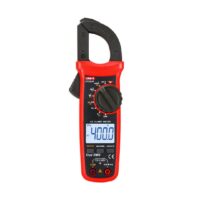 Pinça amperimétrica 400A AC 600V AC/DC 40MΩ T-RMS Auto-Range Min/Max NCV