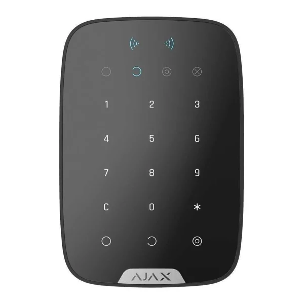 Teclado Ajax KeyPad Plus – Com Leitor RFID – Sem Fios 868 MHz – Grau 2 – Preto