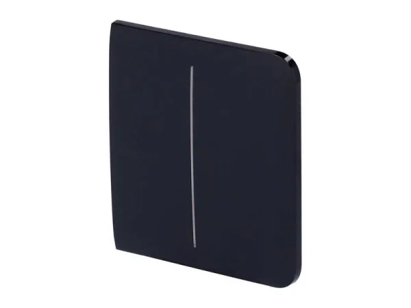 Interruptor de Luz Tátil Ajax 2G – Double– Preto