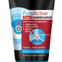 Garnier Pure Active Intensive 3 em 1 – Máscara, Esfoliante e Gel de Limpeza 150ml