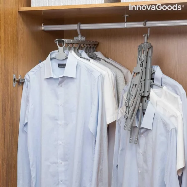 Cabide Dobrável 8 em 1 Spavver para Roupa – Innovagoods