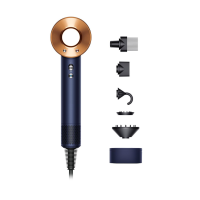 Secador Dyson Supersonic – Edição Limitada Prussian Blue/ Cooper com Caixa de Armazenamento e 5 Acessórios