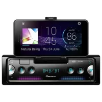 Auto-rádio 1DIN com DAB+, Bluetooth, USB e Suporte para Smartphone