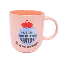 Caneca Mr Wonderful - Vou Gritar aos Quatro Ventos que te Amo Loucamente!